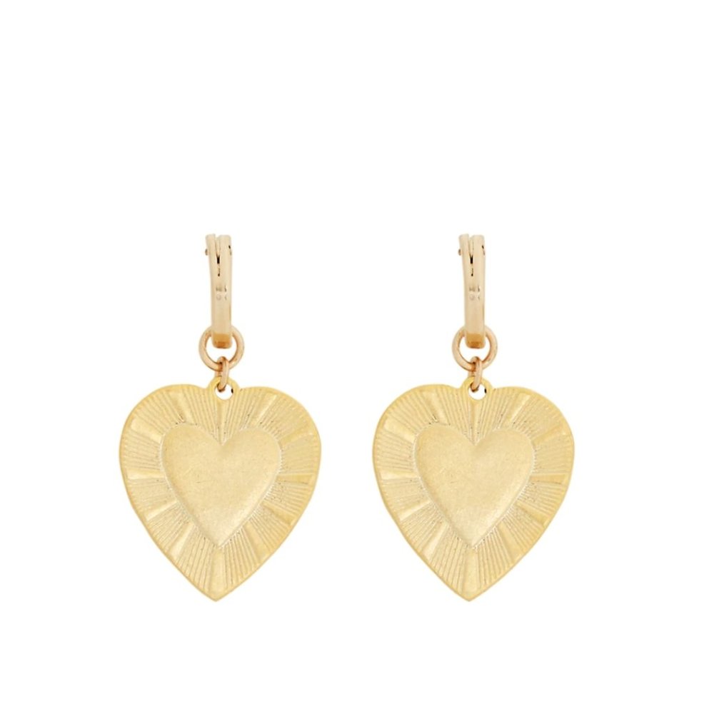 BRINKER AND ELIZA HEART EARRINGS